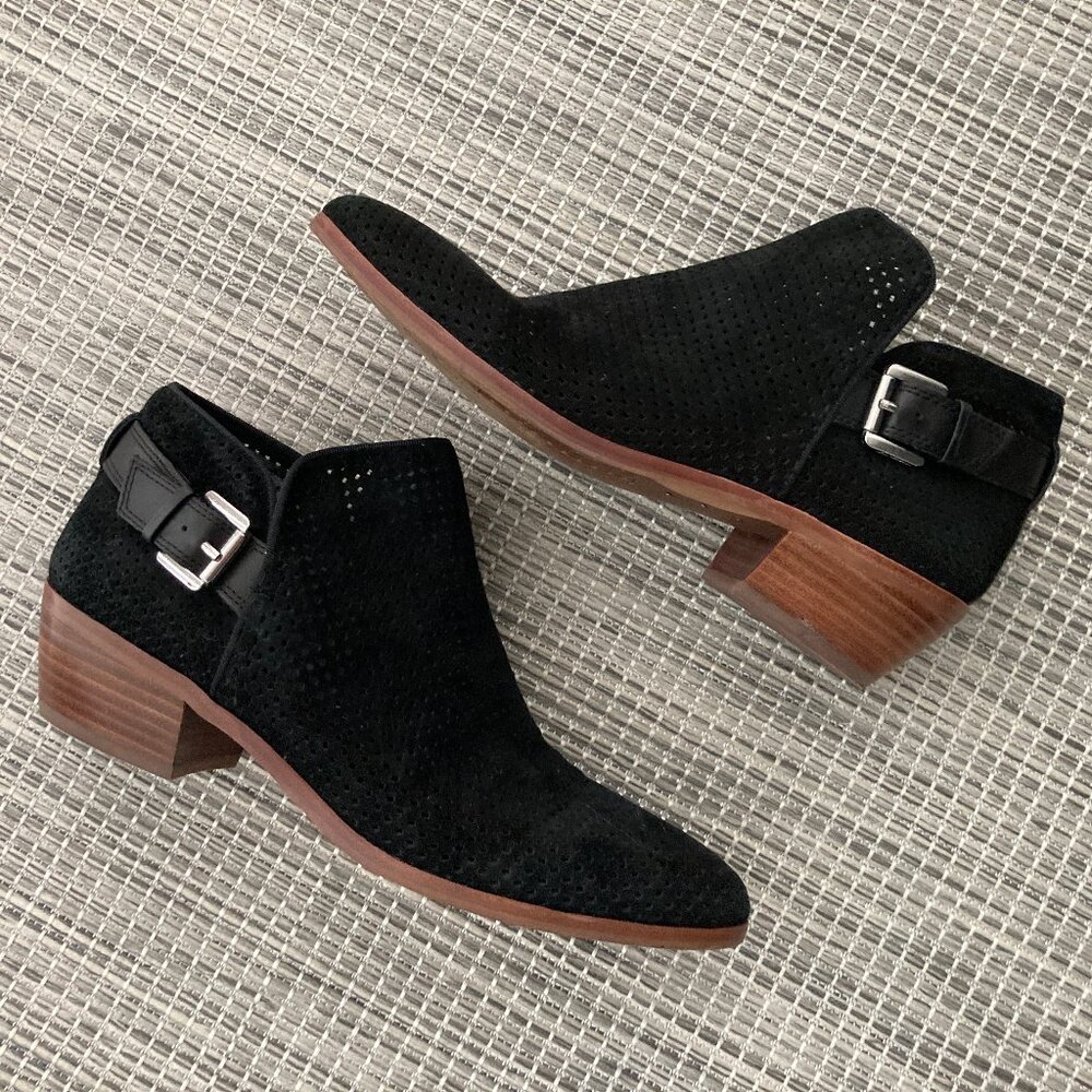 Sam Edelman Leather Suede Ankle Boots 8